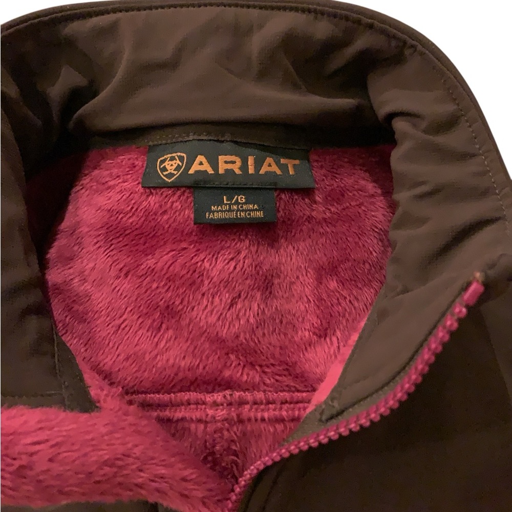 ARIAT Brown Soft Shell Jacket - Picture 2 of 3